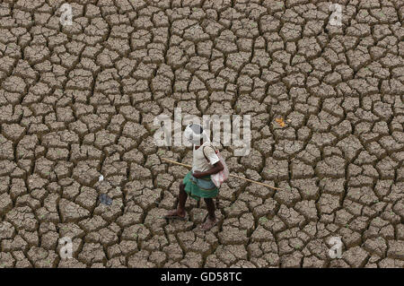 Himayat Sagar lake Stock Photo