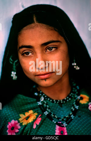 Rabari tribal girl Stock Photo
