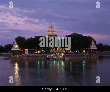 Mariamman Theppakulam Stock Photo