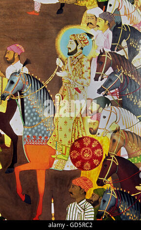 Detail of Shah Jahan Stock Photo