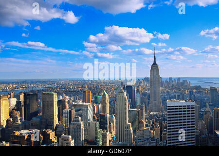 Overview of Manhattan in New York, 1929 Stock Photo - Alamy