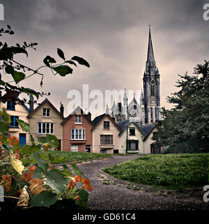 St. Colman's Cathedral in Cobh, Ireland Stock Photo