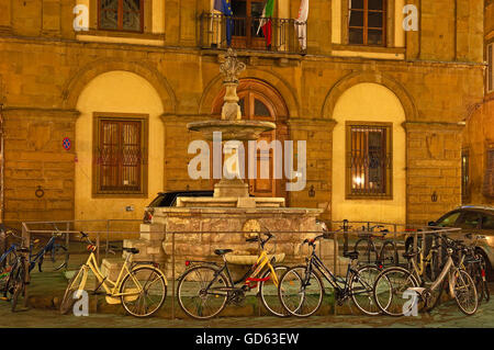 Florence, Santa Croce Square, Tuscany, Italy, Europe Stock Photo