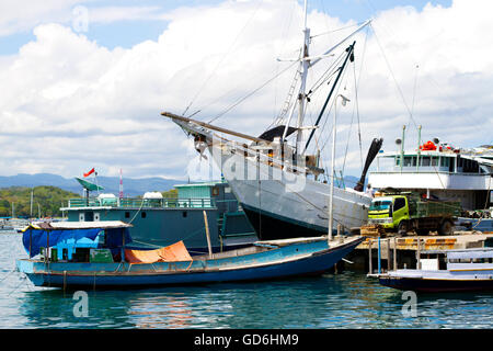 Labuan Bajo harbor Stock Photo