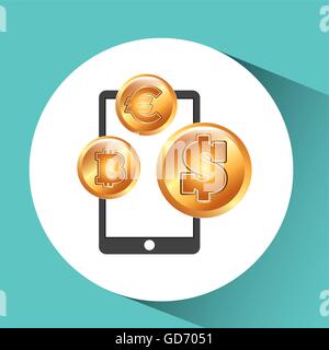 business world money economy Stock Vector