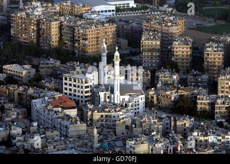 the city centre of Damaskus before the war in Syria in the middle east Stock Photo