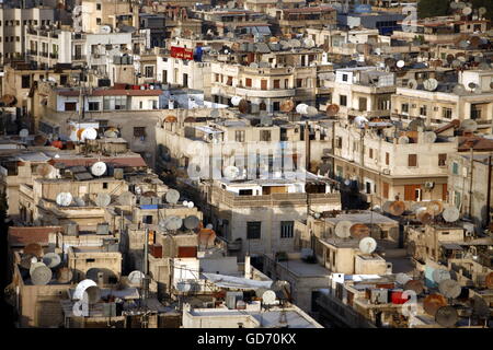 the city centre of Damaskus before the war in Syria in the middle east Stock Photo