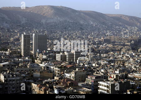 the city centre of Damaskus before the war in Syria in the middle east Stock Photo