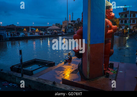 The Panchavati has special significance for Hindus as an important religious site on the bank of the Godavari River Stock Photo