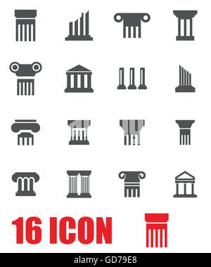 Classic Greek Roman Column Pillar Vintage Woodcut Stock Vector Image ...