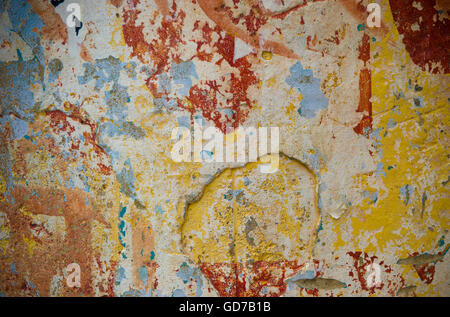 grunge wall, highly detailed textured background Stock Photo