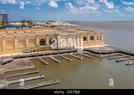 Marina at the Beau Rivage Resort and Casino on the Mississippi Gulf Coast at Biloxi Stock Photo