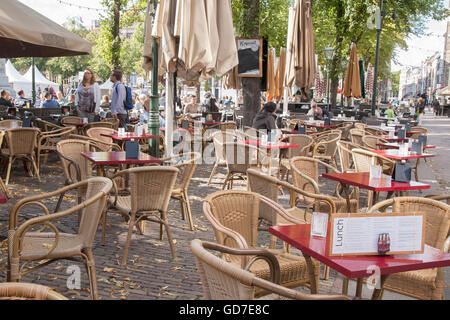 Barlow Cafe and Bar Terrace, Plein Square, Den Haag, the Hague; Holland Stock Photo