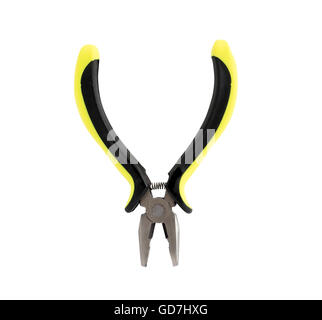New combination pliers isolated on white background with clipping path Stock Photo