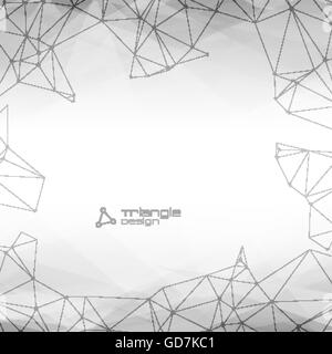Abstract triangular background Stock Vector