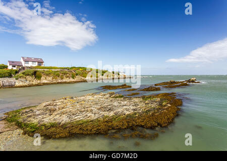 Bull Bay on Anglesey in Wales UK Stock Photo