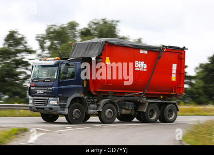 Biffa waste lorry Stock Photo