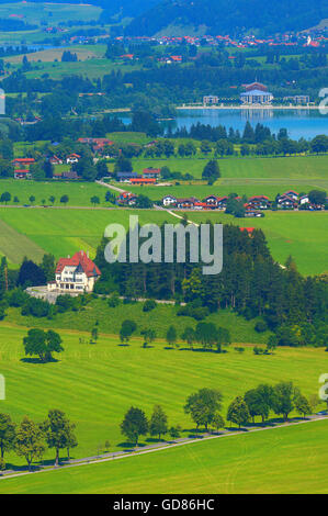 Schwangau, Lake Forggensee, Allgau, Near Fussen, Bavaria, Germany, Europe Stock Photo
