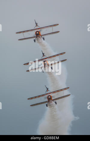 Breitling Wingwalkers at RIAT 2016, RAF Fairford. Stock Photo