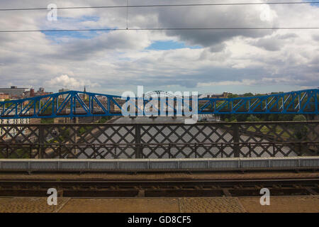 The Queen Elizabeth II Metro Bridge, built 1981 Stock Photo