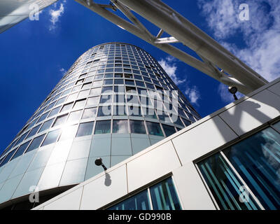 The Rotunda Cylindrical High Rise Sixties Residential Building Reopened 2008 Bullring Birmingham West Midlands England Stock Photo