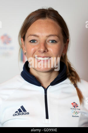 Katy Marchant during a Team GB kitting out session for the Paris ...