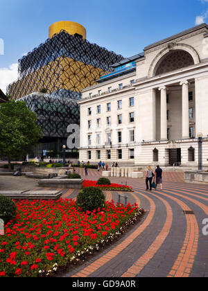 Baskerville House and Library of Birmingham in Centenary Square Birmingham West Midlands England Stock Photo