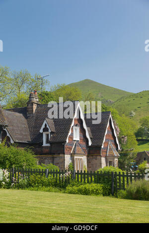 The picturesque village of Ilam, Staffordshire, Peak District , England Stock Photo