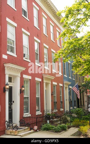 houses Washington DC Stock Photo