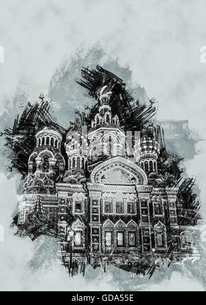 Church on Spilled Blood in Saint Petersburg, Russia Stock Photo Alamy