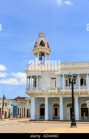 Ferrer Palace in the historic city centre of Cienfuegos, Cuba Stock Photo