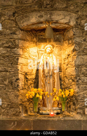 Ireland, Kilkenny, statue of the Holy Mother of God Stock Photo