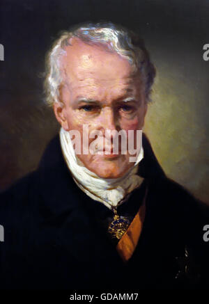 Alexander von Humboldt (1769-1859) Painter: Schrader, Julius Friedrich Anton 1858 Germany Berlin Stock Photo