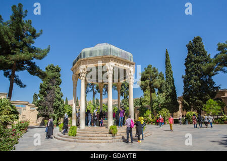 Iran,Shiraz City,Aramgah-e Hafez Mausoleum and gardens Stock Photo