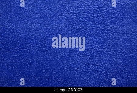 Blue   leather texture closeup, useful as background Stock Photo