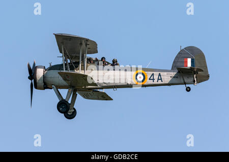 Fairey Swordfish - Royal Navy torpedo bomber Stock Photo