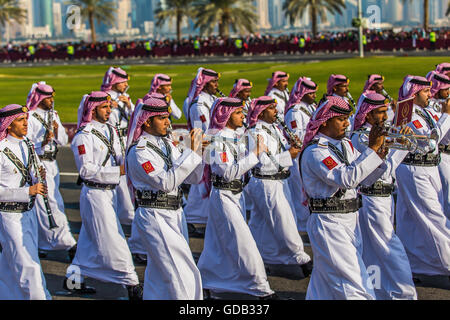 Qatar National Day Parade. Stock Photo