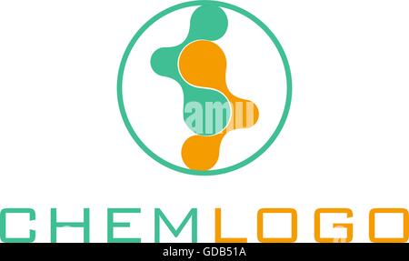 Stem sells logo. Genetic engineering logo. Nanotechnology logo. Medical logo. Pharmaceuticals logo. Drugs logo. Pills logo. Biology logo. Molecular structure model logo. Stock Vector