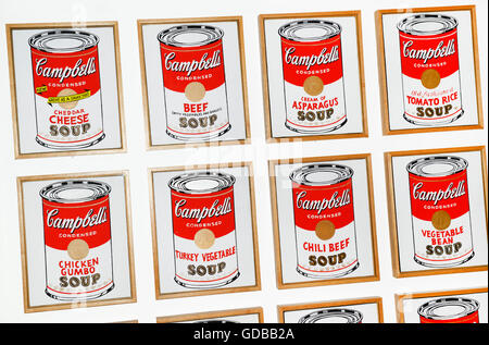 Warhol's Campbell's Soup Cans, 1962 Stock Photo - Alamy