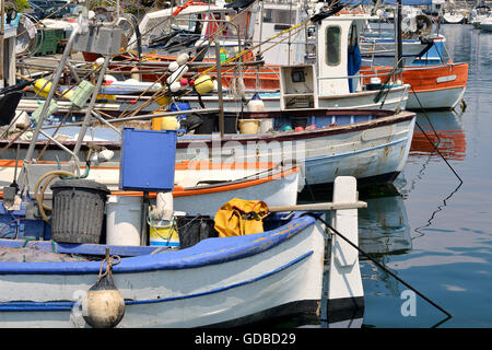 Port of Cavalaire-sur-Mer in France Stock Photo