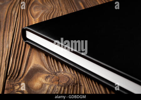 Opened book - photoalbum closeup Stock Photo