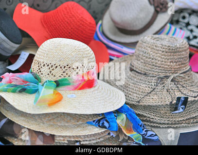 Women shop stall Stock Photo