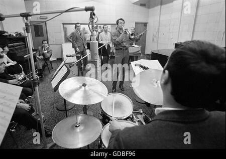 Herb Alpert and Jerry Moss of A&M Records Stock Photo