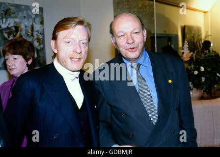 Sander, Otto, 30.6.1941 - 12.9.2013, German actor, half length, with Walter Momper, 1997, Stock Photo