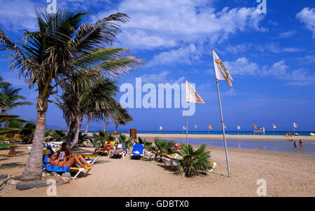 Sotavento Beach, Fuerteventura, Canary Islands, Spain Stock Photo
