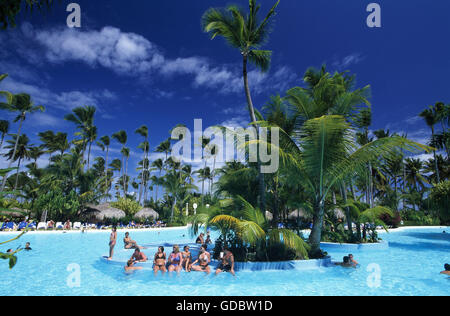 Melia Caribe Tropical Hotel in Playa Bavaro, Punta Cana, Dominican Republic, Caribbean Stock Photo