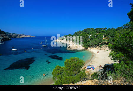 Cala Salada, Ibiza, Balearic Islands, Spain Stock Photo