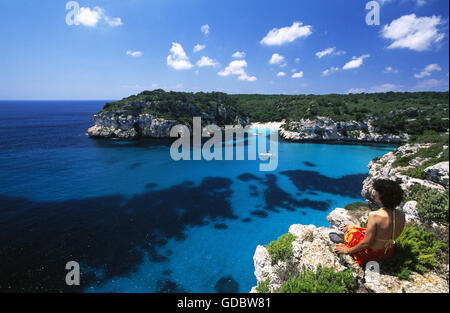 Cala Macarellata, Minorca, Balearic Islands, Spain Stock Photo