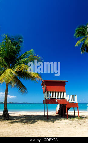 Luquillo Beach, Puerto Rico, Caribbean Stock Photo