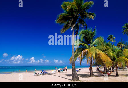 Luquillo Beach, Puerto Rico, Caribbean Stock Photo